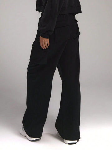 MUSERA Wide Leg Cargo Joggers