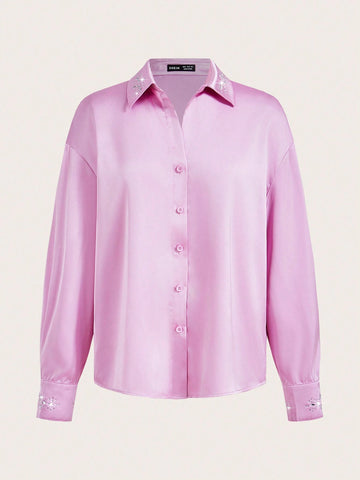 Maija Solid Drop Shoulder Shirt