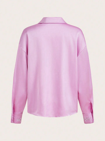 Maija Solid Drop Shoulder Shirt