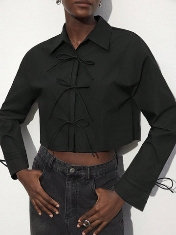 Maija Women's Plain Color Casual Blouse, Minimalist & Fashion For Daily Wear