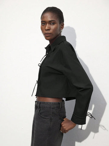 Maija Women's Plain Color Casual Blouse, Minimalist & Fashion For Daily Wear