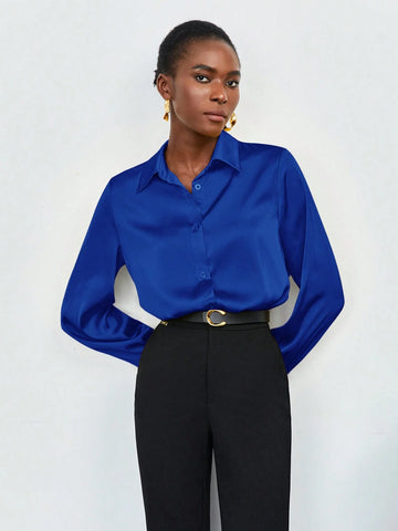 Maija Women's Simple Fashionable Casual Blouse For Everyday Wear