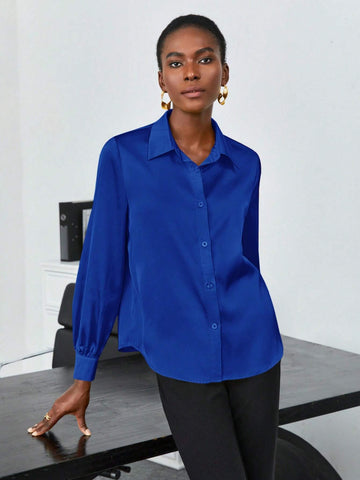 Maija Women's Simple Fashionable Casual Blouse For Everyday Wear