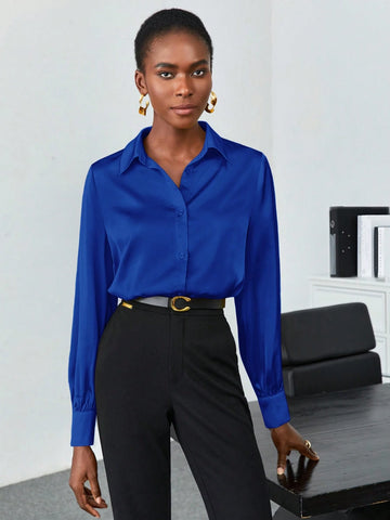 Maija Women's Simple Fashionable Casual Blouse For Everyday Wear