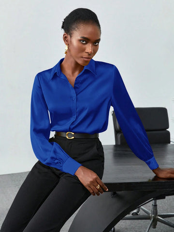 Maija Women's Simple Fashionable Casual Blouse For Everyday Wear