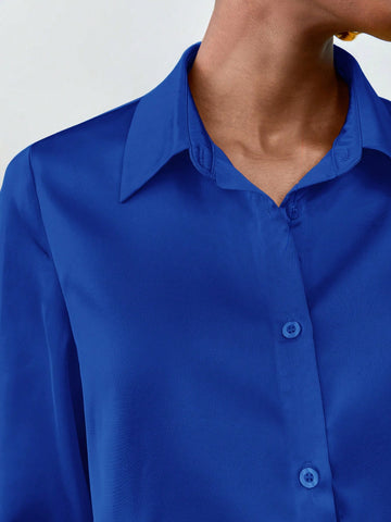 Maija Women's Simple Fashionable Casual Blouse For Everyday Wear