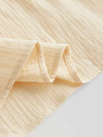 Young Girl Loose Casual Contrast Color Stripe Strap Patchwork Dress