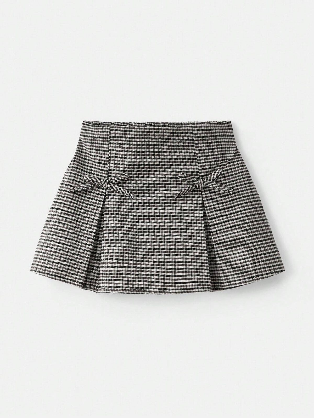 Maija Young Girls Casual Plaid Mini Skirt