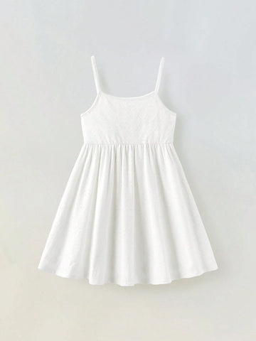 Young Girl's Fashion Casual Minimalist Daily Outgoing, Homewear, School, Vacation, Versatile Wedding Season Dress