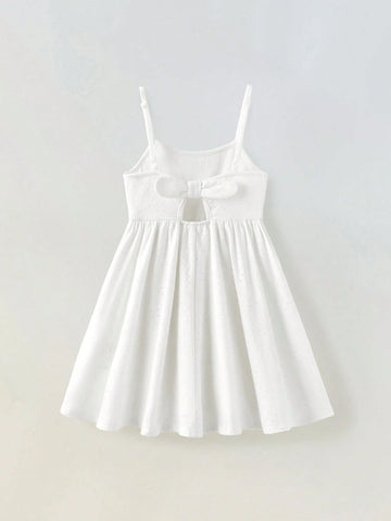 Young Girl's Fashion Casual Minimalist Daily Outgoing, Homewear, School, Vacation, Versatile Wedding Season Dress