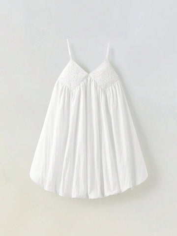 Young Girls Simple Vacation Bohemian Style Sleeveless Dress
