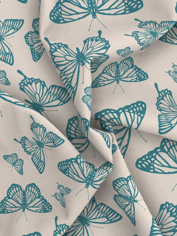 Maryam Alam Women's Butterfly Print Skirt