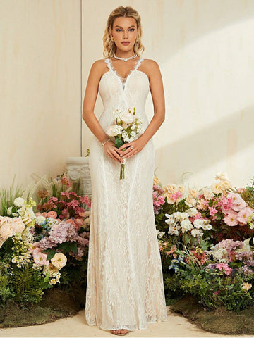 Mermaid Hem Lace Cami Wedding Dress Mermaid Dress