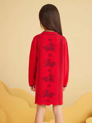 Mini Bala Girls' Vintage Qipao Dress
