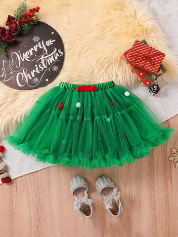 Mother-Daughter Casual Shiny Sequin Embellished Versatile A-Line Skirt