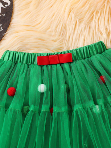 Mother-Daughter Casual Shiny Sequin Embellished Versatile A-Line Skirt