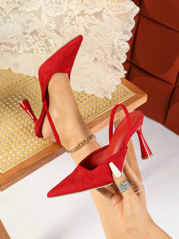 Dewback With Shoes. Pointed Muller Shoes High Heel Sandals. Elegant Banquet