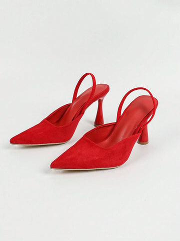 Dewback With Shoes. Pointed Muller Shoes High Heel Sandals. Elegant Banquet