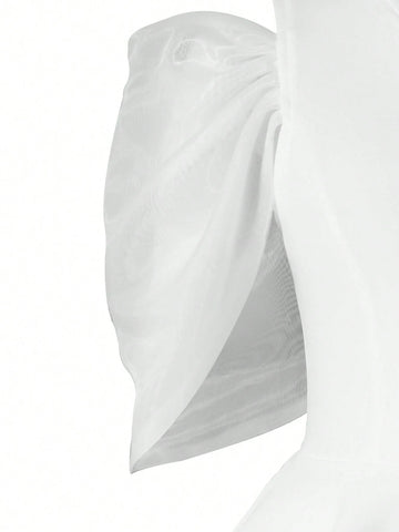 New Arrival Girls' Lovely Organza Bowknot Collar Layered Skirt Dress, Sibling Outfits Matching Outfits (3 Pieces Sold Separately)