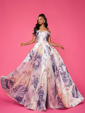 New Arrival Sexy Long Off Shoulder Elegant Cocktail Party Evening Gown