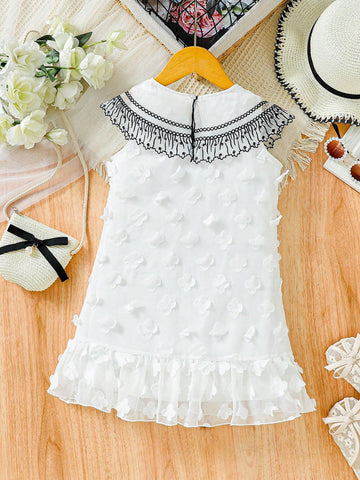 New Arrival Summer Women Doll Collar Sleeveless Dress
