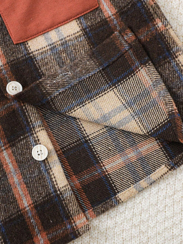 New Boys Hooded Casual Stylish Shirt, Autumn & Winter