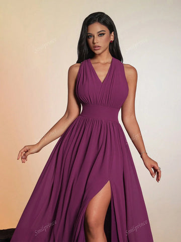 New Elegant Luxury Stylish Lady's Evening Gown