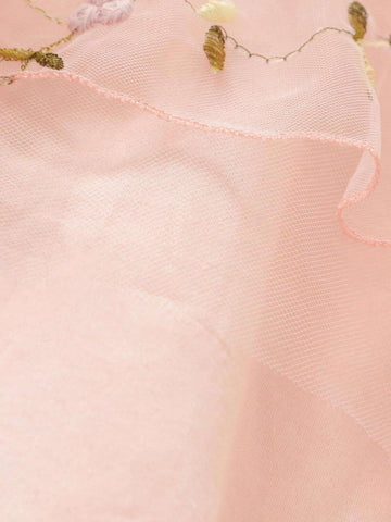 New European And American Style Mesh Girls' Long Sleeve Dress Children's Skirt