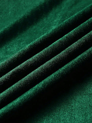 New European & American Cross-Border Autumn/Winter Round Neck Long Sleeve Dress