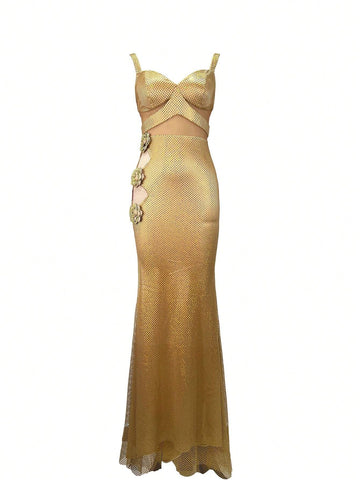 New Fashion Luxury Sexy Women's Evening Party Dress