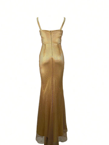 New Fashion Luxury Sexy Women's Evening Party Dress