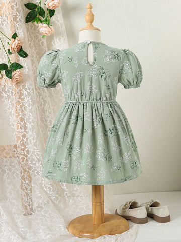 New Fashion Summer Dress For Girls" Princess Style Elegant And Trendy Children Clothing