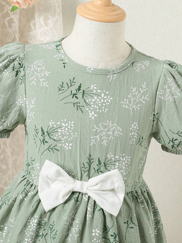 New Fashion Summer Dress For Girls" Princess Style Elegant And Trendy Children Clothing
