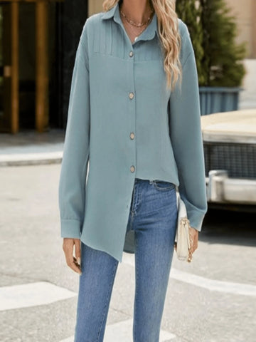 New Fashionable Women Long Sleeve Casual Shirt