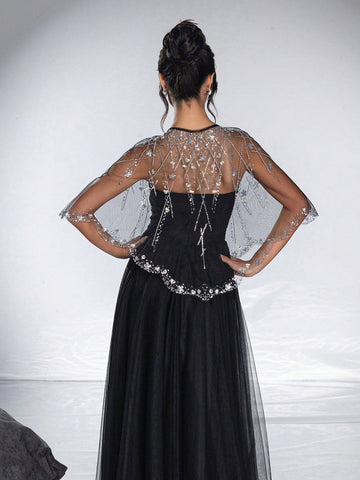 New High-End And Elegant Elegant Evening Dress For Dinner And Ceremony