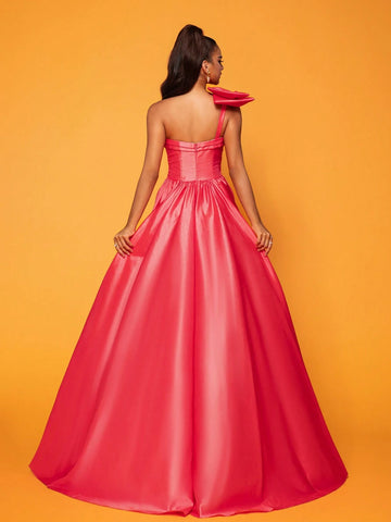 New Style Strapless Sexy And Unique Sleeve Design Evening Dress For Formal Occasions