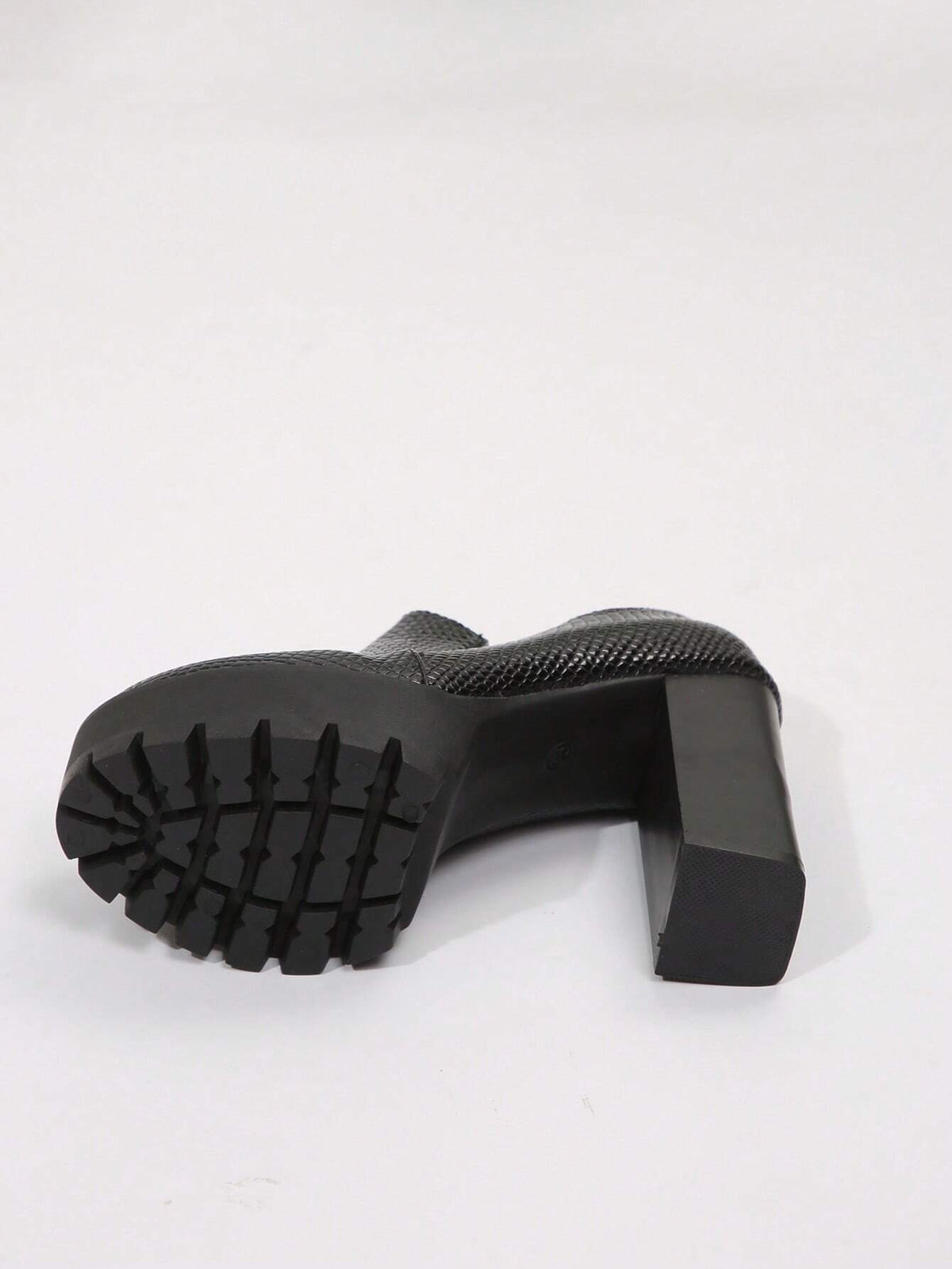 New Thick Heel High Platform Deep Mouth Casual Loafers For Women,