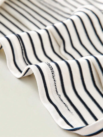 Girls" (Little) / 2024 Summer New Casual Striped Dress