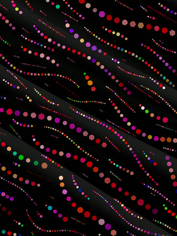 Women's Polka Dot & Striped Print Long Sleeve Loose Shirt,