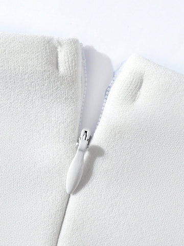 Off Shoulder Mermaid Hem Wedding Dress