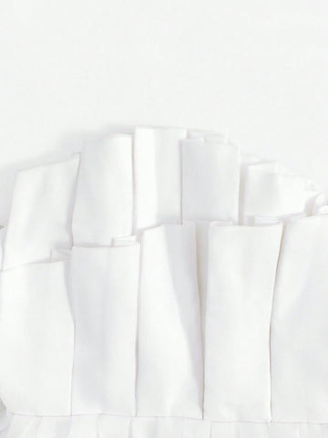 Off Shoulder Puff Sleeve Wedding Dress