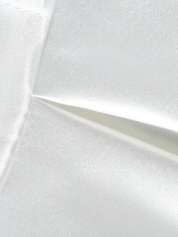 Off Shoulder Ruched Bustier Satin Wedding Dress