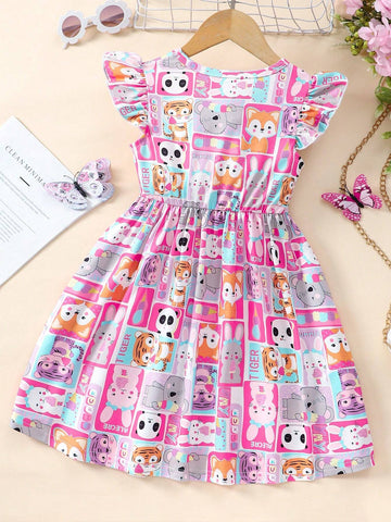 One Children Dress, Rich In Cute, Casual And Classy Style, Ideal For Picnics And Parties