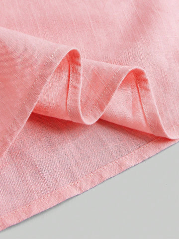 Ontre Loose Casual Ruffled Trim Young Girl Dress