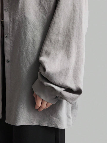 Oversized Minimalist Women's Blouse, Casual Shirt