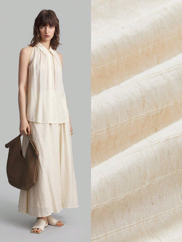 Ontre Women High Waist Pleated Skirt, Lined, Suitable For Autumn, Back To School, Outdoor Wear