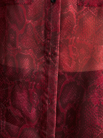 Ontre Women's Front Button Long Sleeve Pocket Minimalist Shirt-Collar Blouse, Casual Everyday