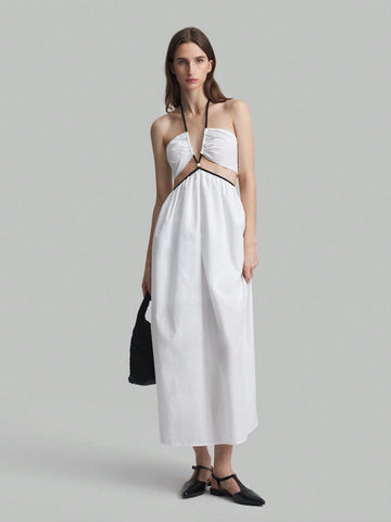 Ontre Women's Sexy Hollow-Out Backless Dress For Summer
