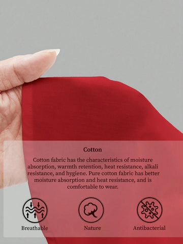 Women's Summer Solid Color Pleated Short Sleeve Casual Shirt, Cotton