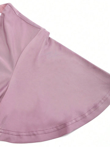 Plunging Neck Butterfly Sleeve Split Thigh Bridesmaid Dress